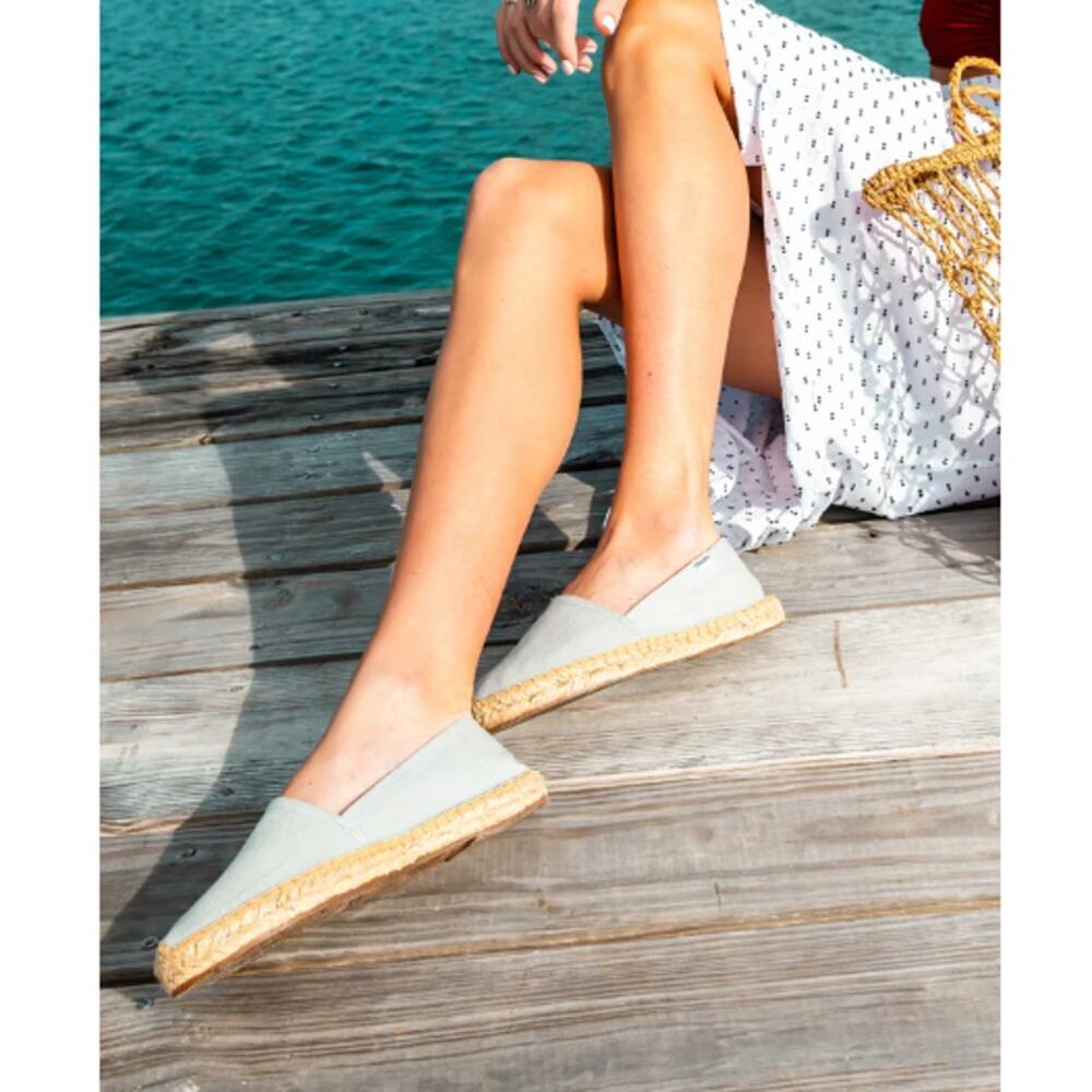 Soludos Women's Piedra Gray The Dali Original Espadrille Shoes Size 9-9.5